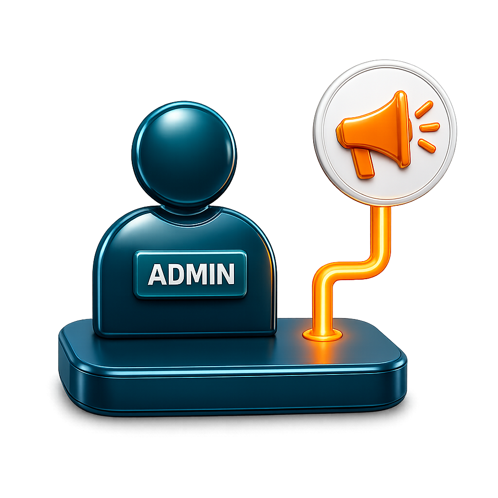 Facebook Admin license badge