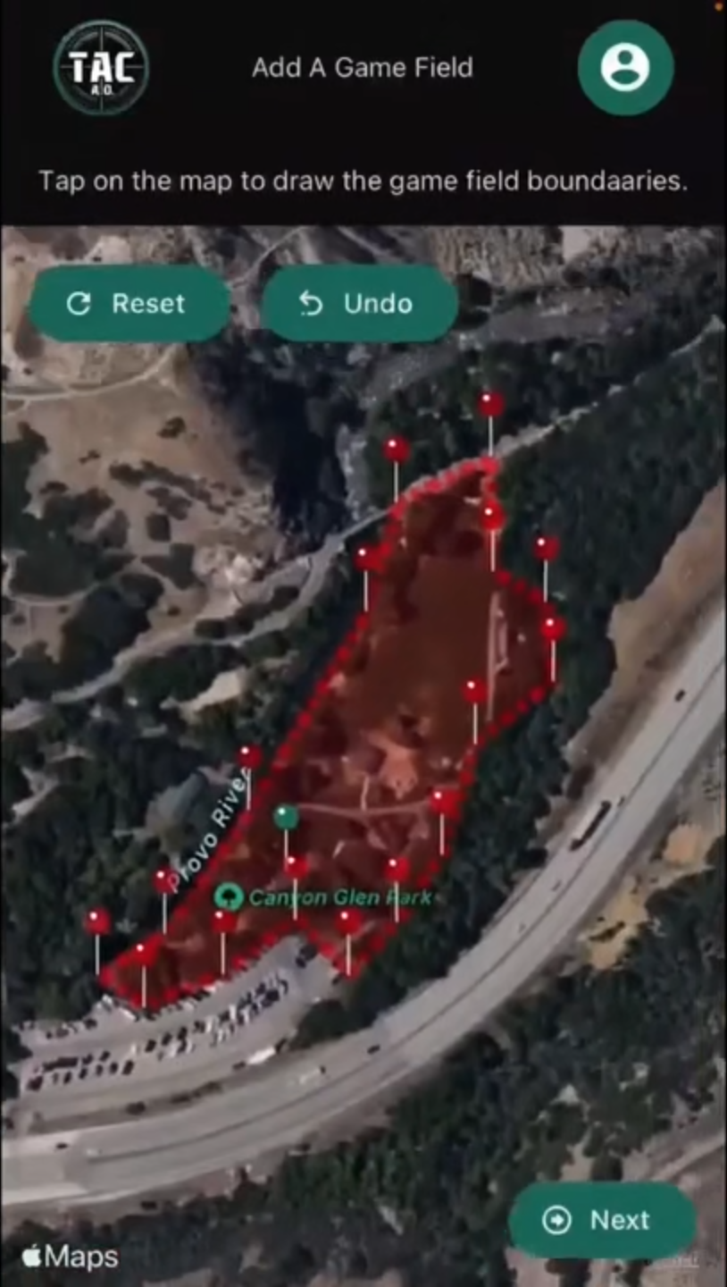 Trace the AO boundary right on the satellite map